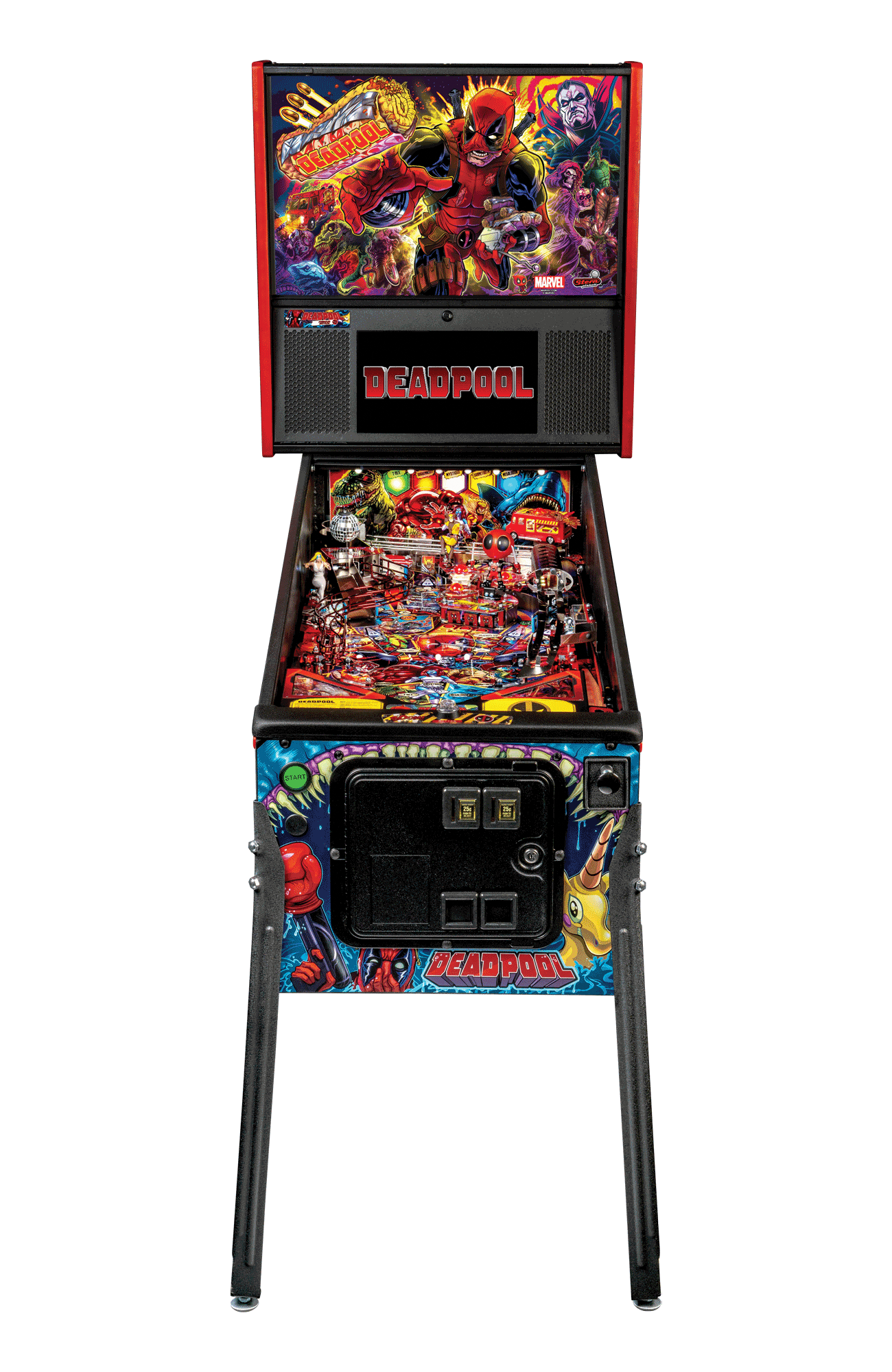 Deadpool Premium Pinball Machine by Stern Pinball