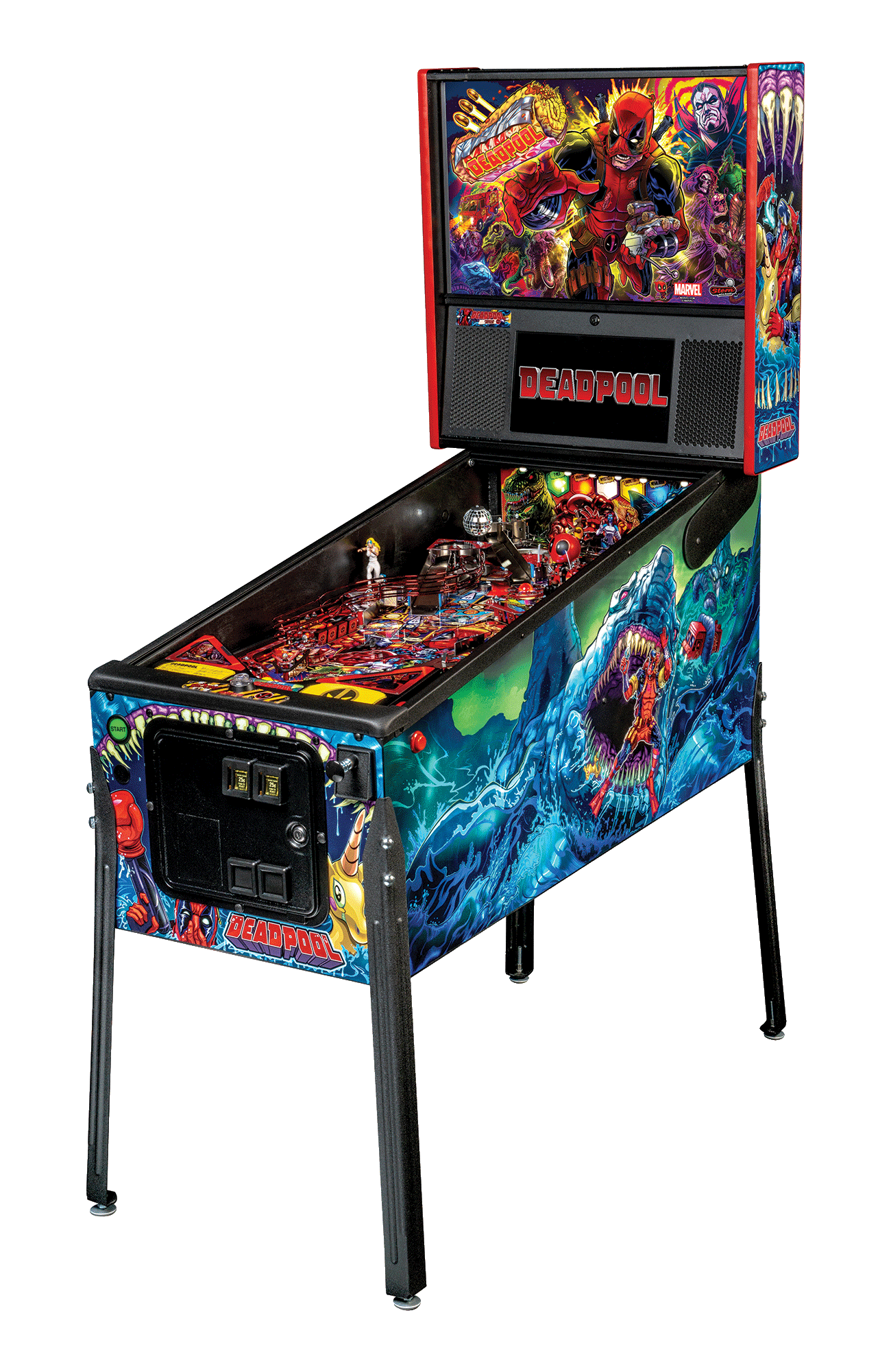 Deadpool Premium Pinball Machine by Stern Pinball