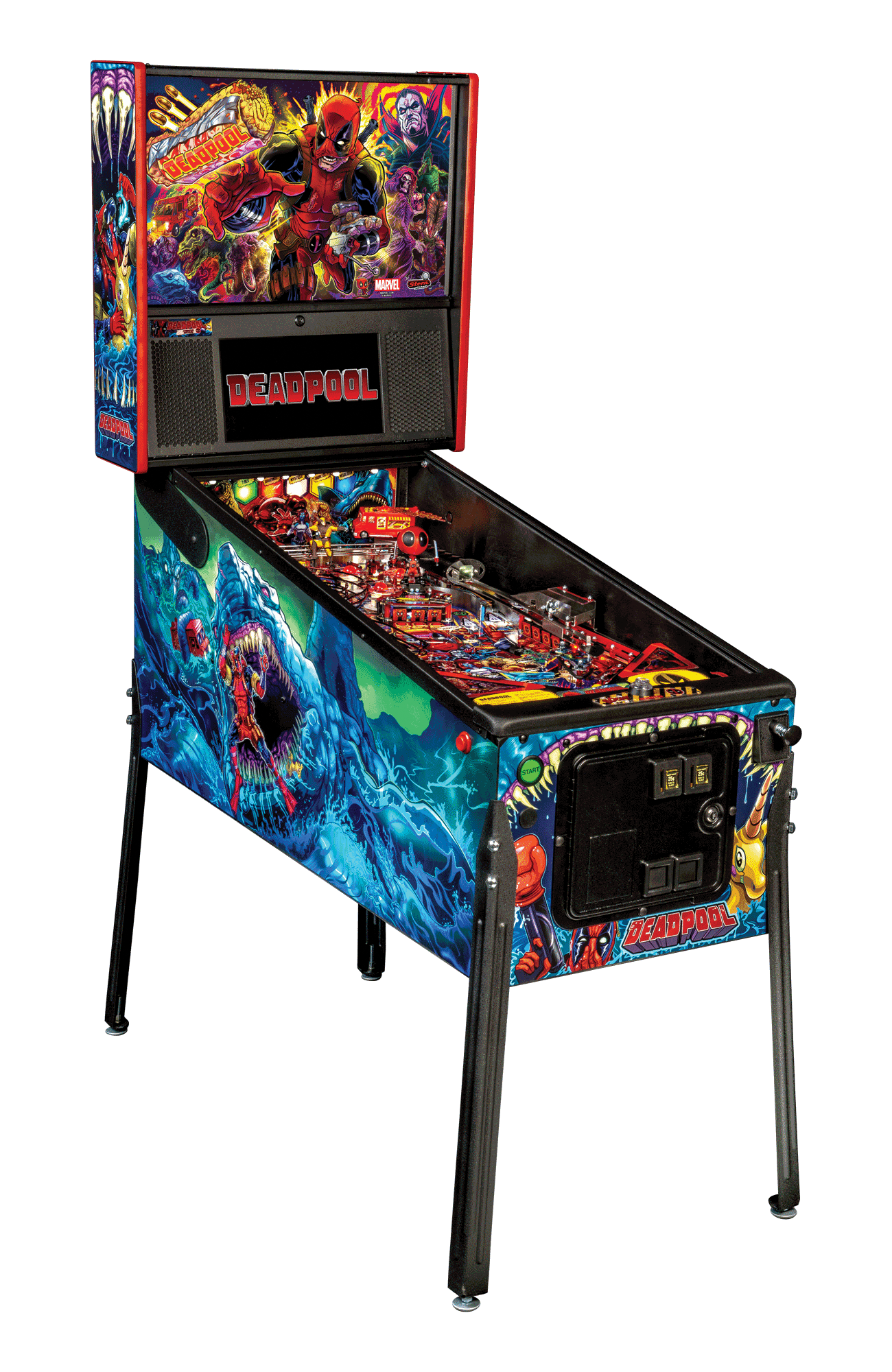Deadpool Premium Pinball Machine by Stern Pinball