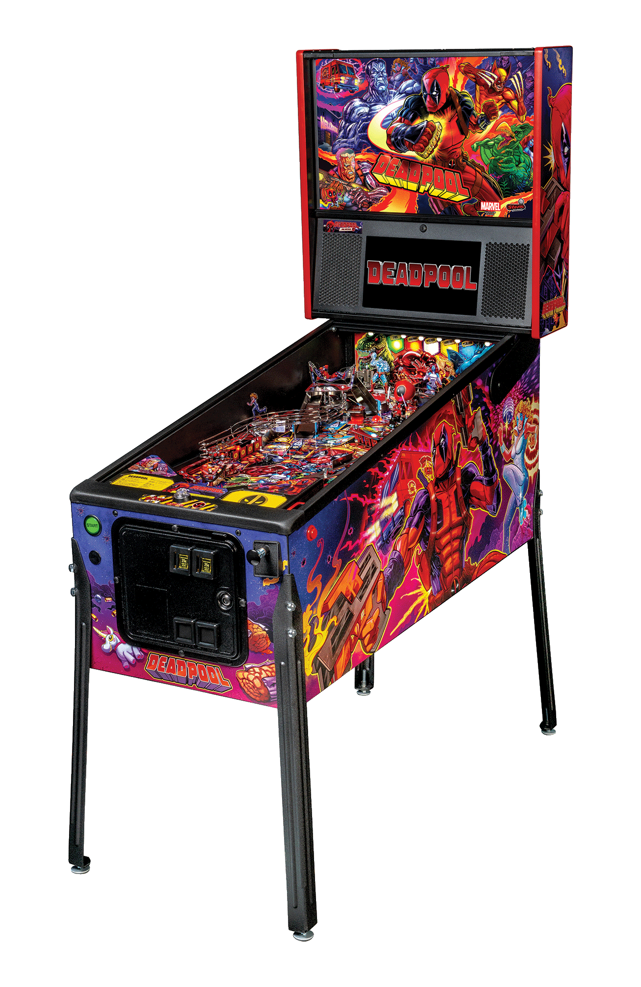 Deadpool Pro Pinball Machine by Stern Pinball