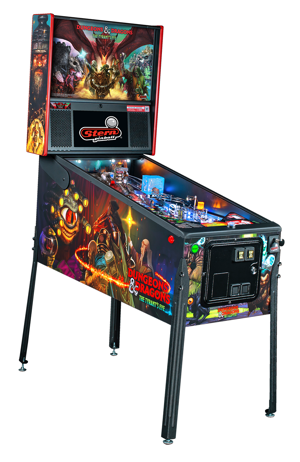 Dungeons & Dragons: The Tyrant’s Eye Pro Pinball Machine by Stern Pinball
