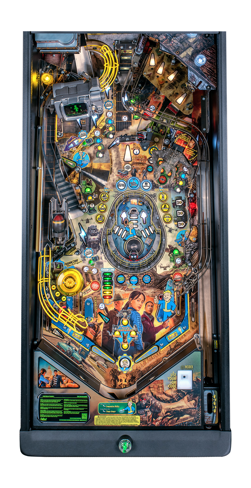 Fallout Premium Pinball Machine by Stern Pinball