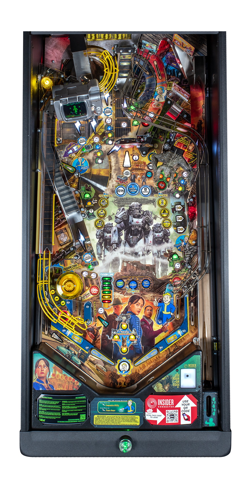 Fallout Pro Pinball Machine by Stern Pinball