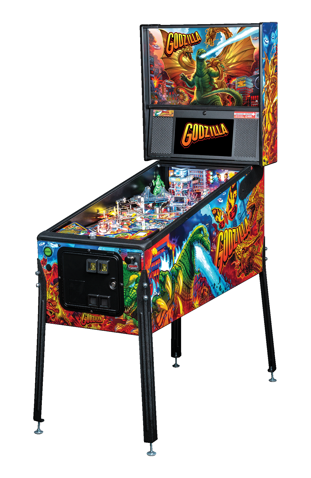 Godzilla Premium Pinball Machine by Stern Pinball