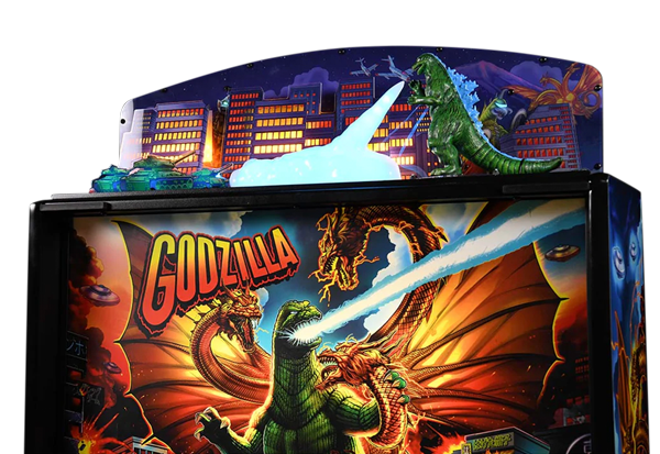 Godzilla Pinball Topper by Stern Pinball