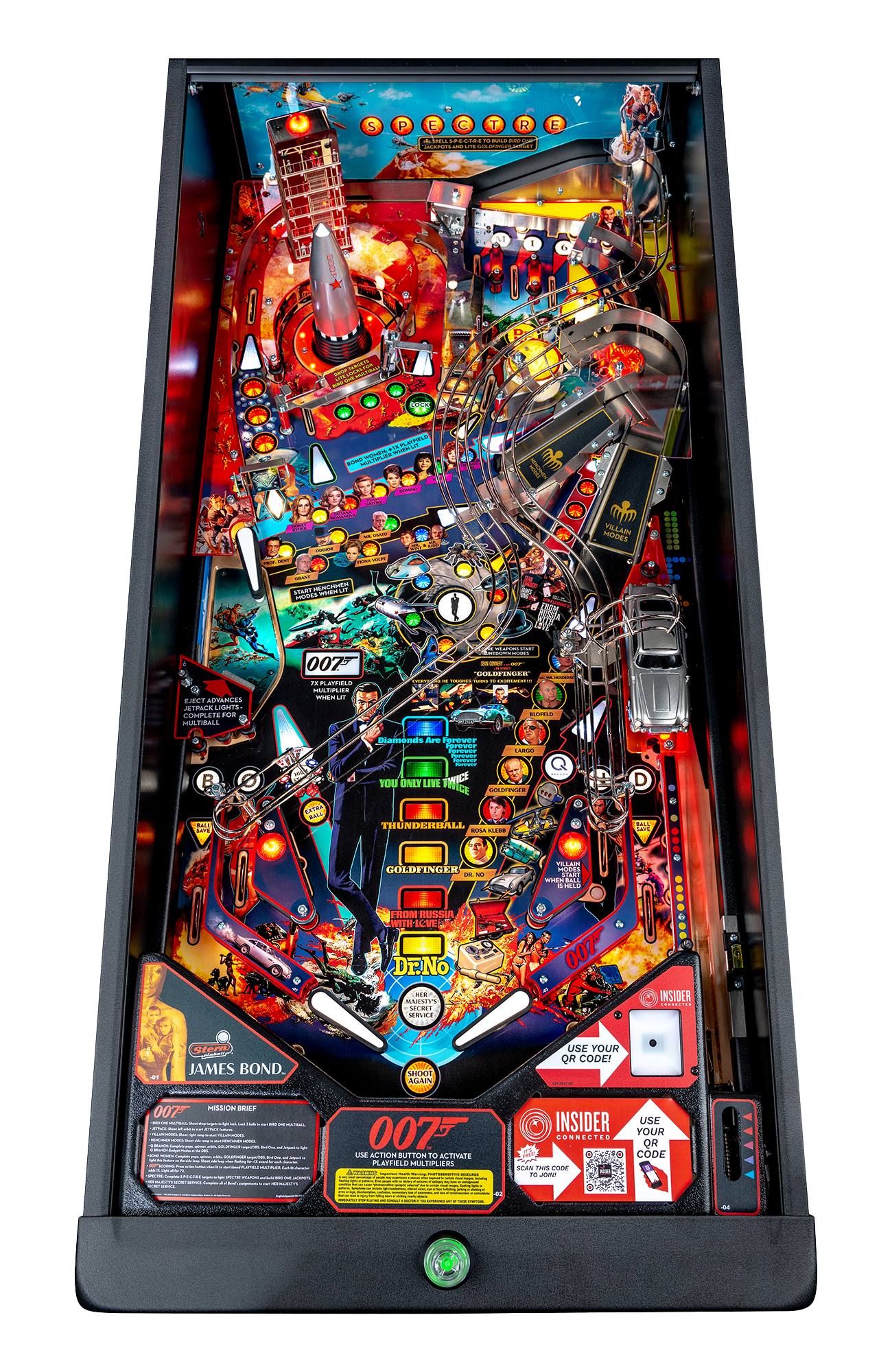 James Bond 007 Pro Pinball Machine by Stern Pinball