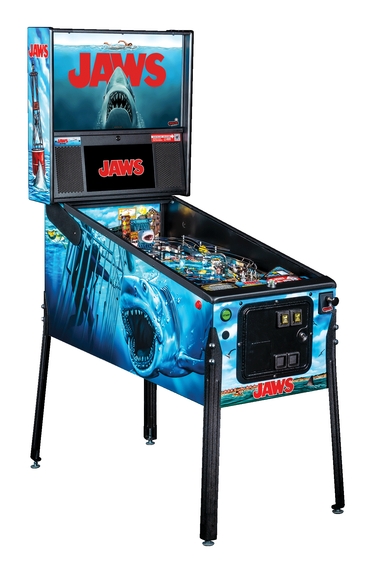 Jaws Pro Pinball Machine by Stern Pinball