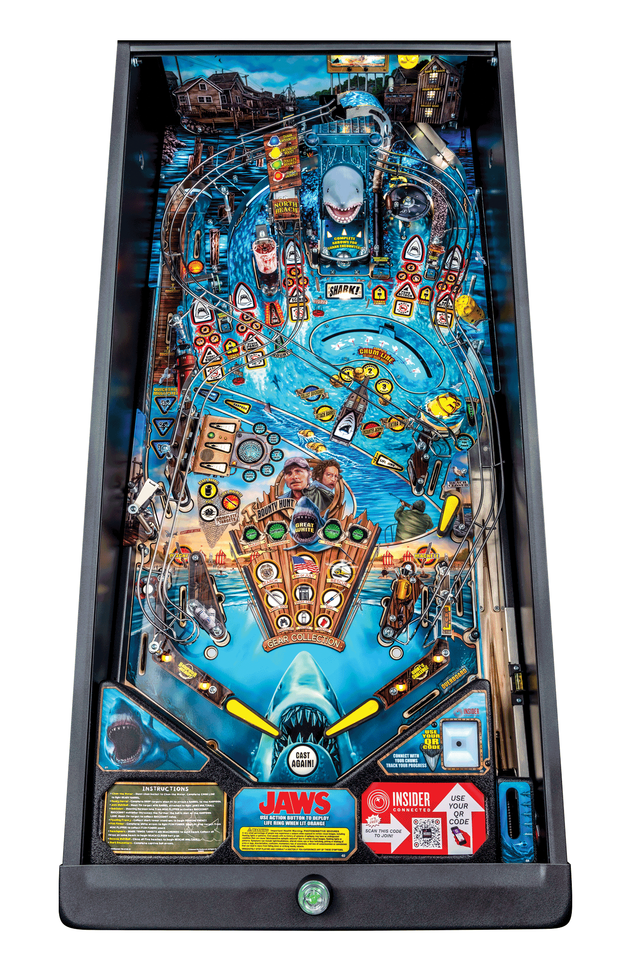 Jaws Pro Pinball Machine by Stern Pinball