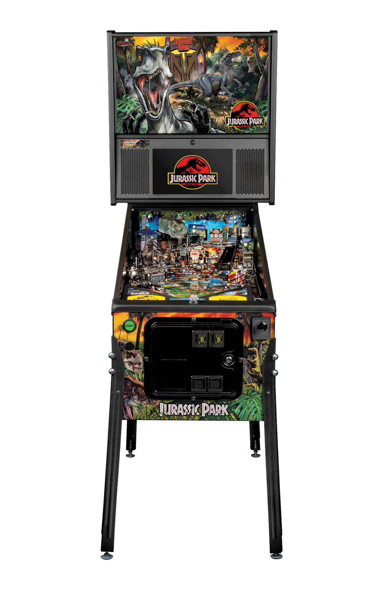 Jurassic Park Premium Pinball Machine by Stern Pinball