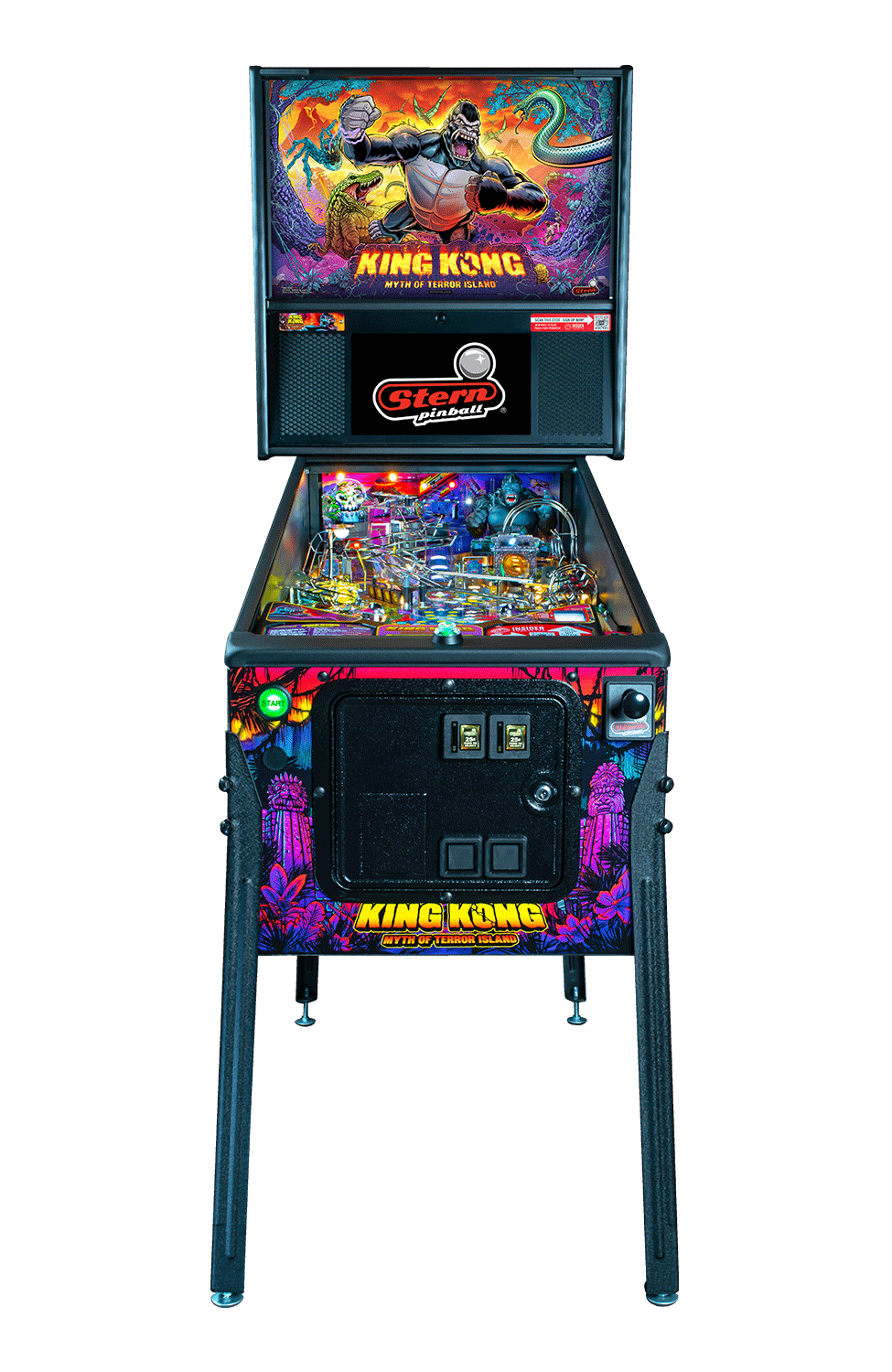King Kong: Myth of Terror Island Pro Pinball Machine by Stern Pinball