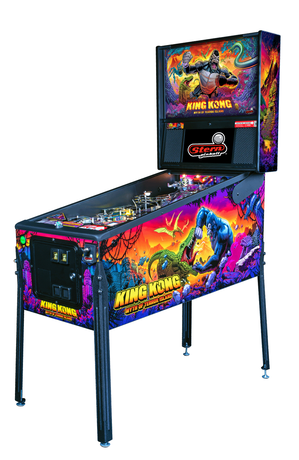 King Kong: Myth of Terror Island Pro Pinball Machine by Stern Pinball