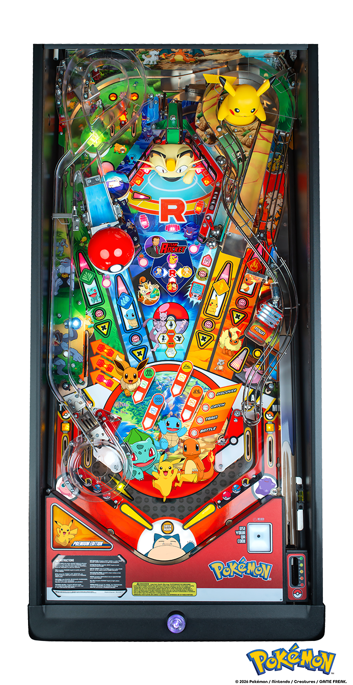 Pokemon Premium Pinball Machine by Stern Pinball