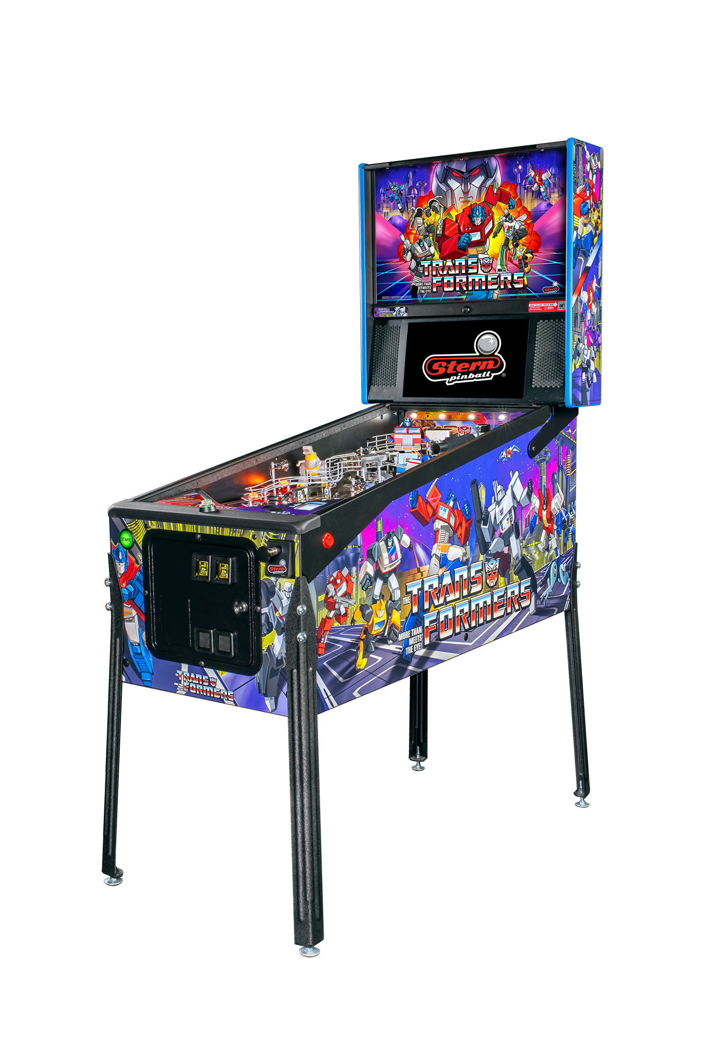 Transformers More Than Meets the Eye Premium Pinball Machine by Stern Pinball