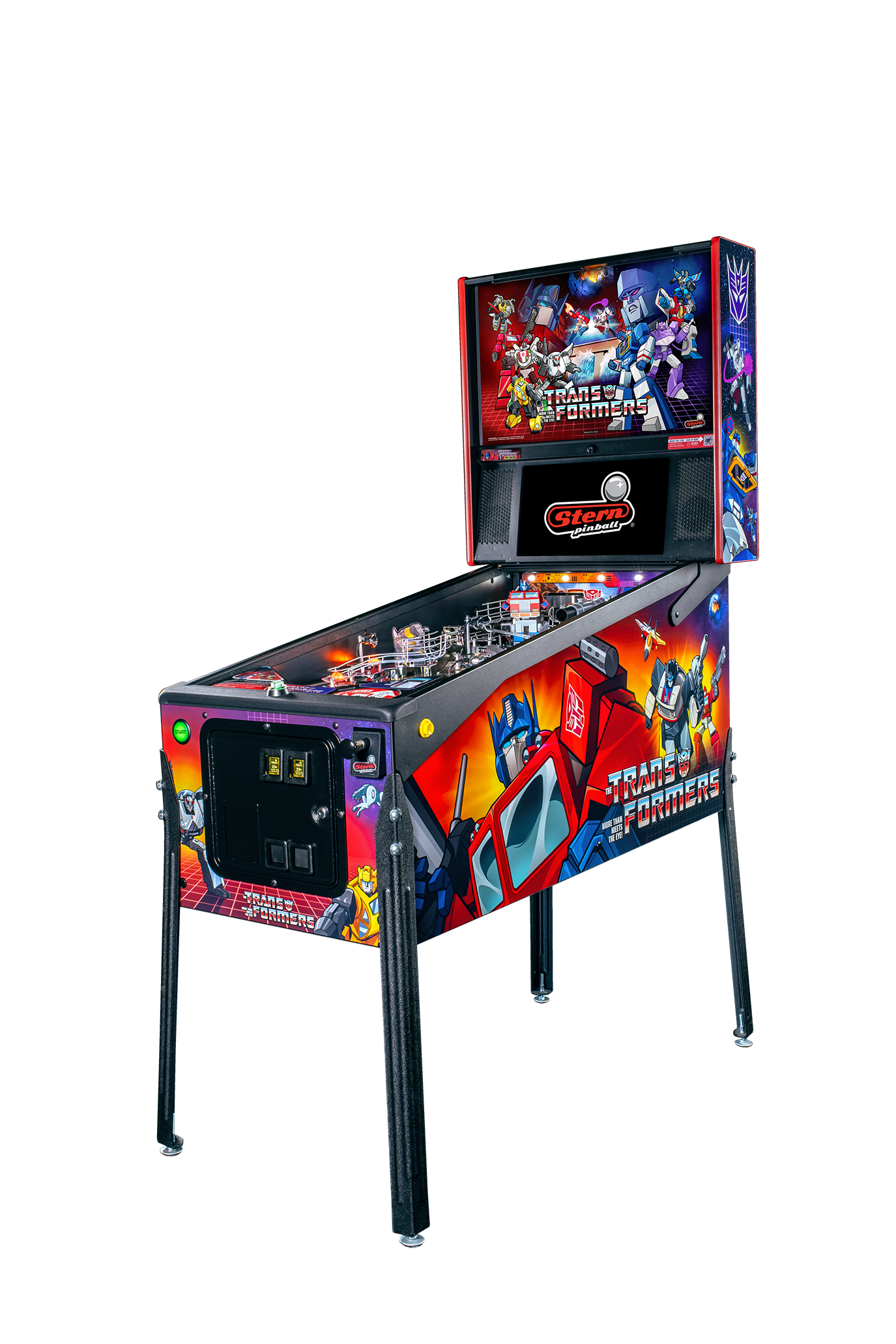 Transformers More Than Meets the Eye Pro Pinball Machine by Stern Pinball