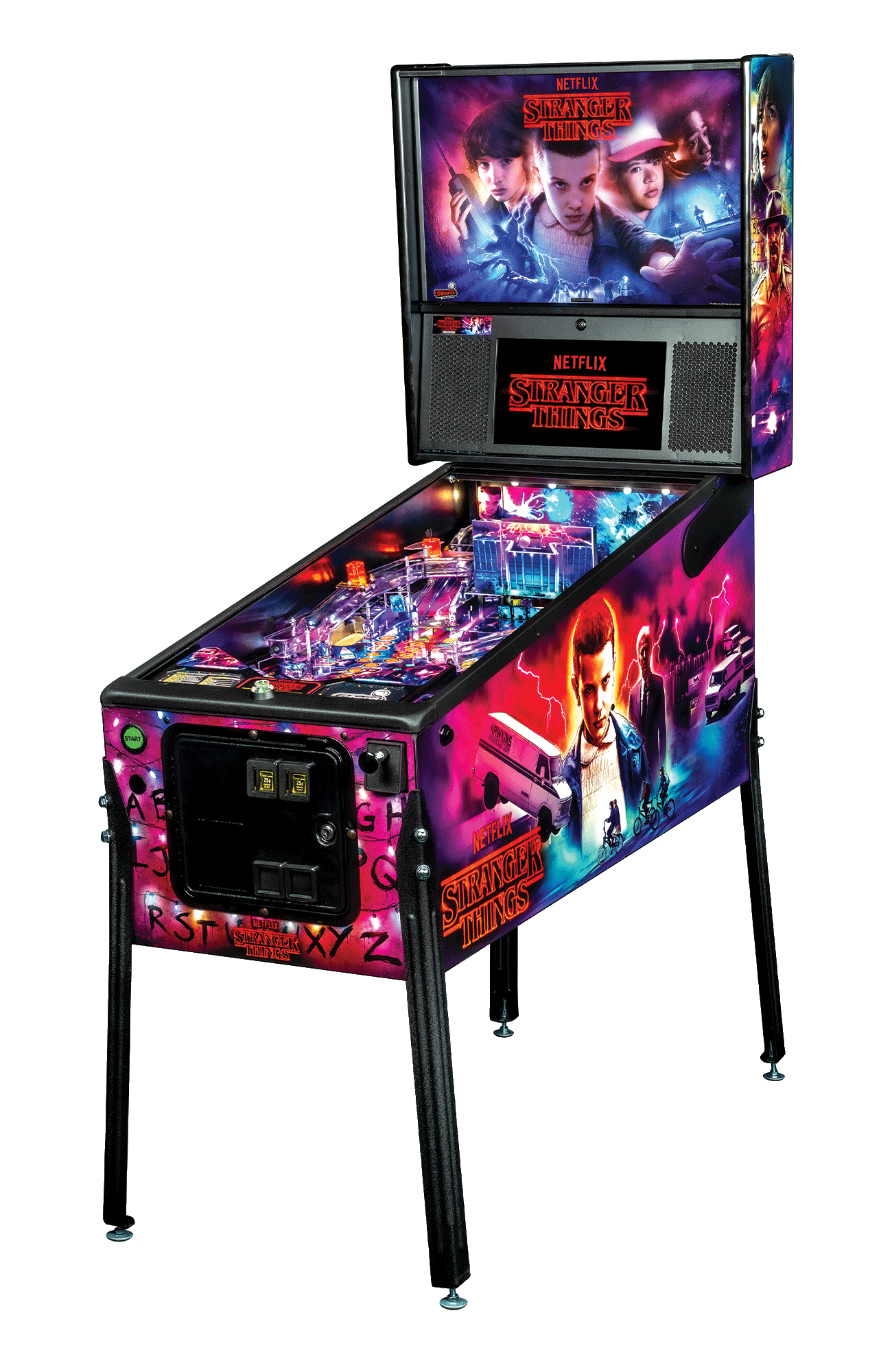 Stranger Things Pro Pinball Machine by Stern Pinball