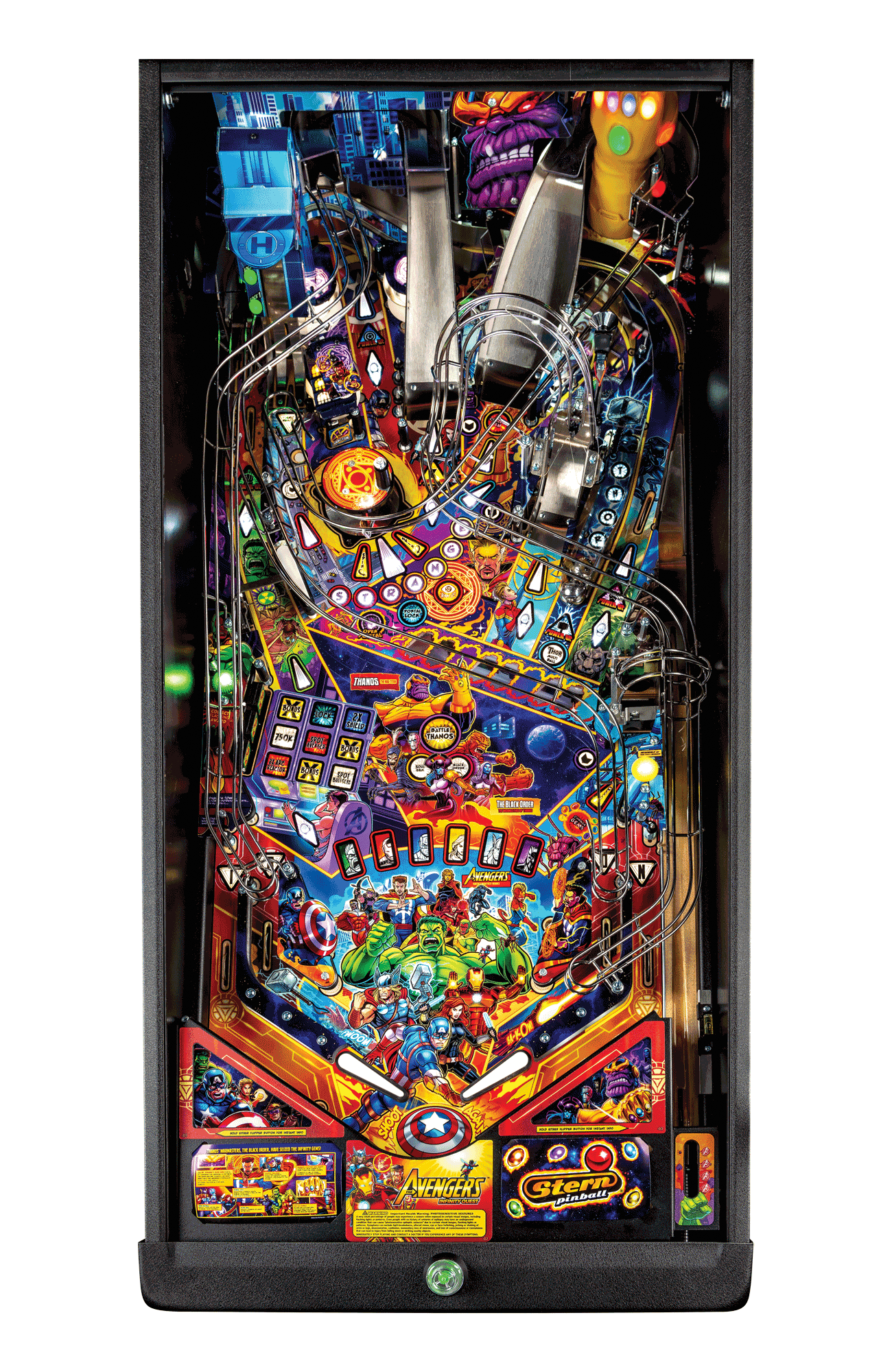 Avengers: Infinity Quest Premium Pinball Machine by Stern Pinball