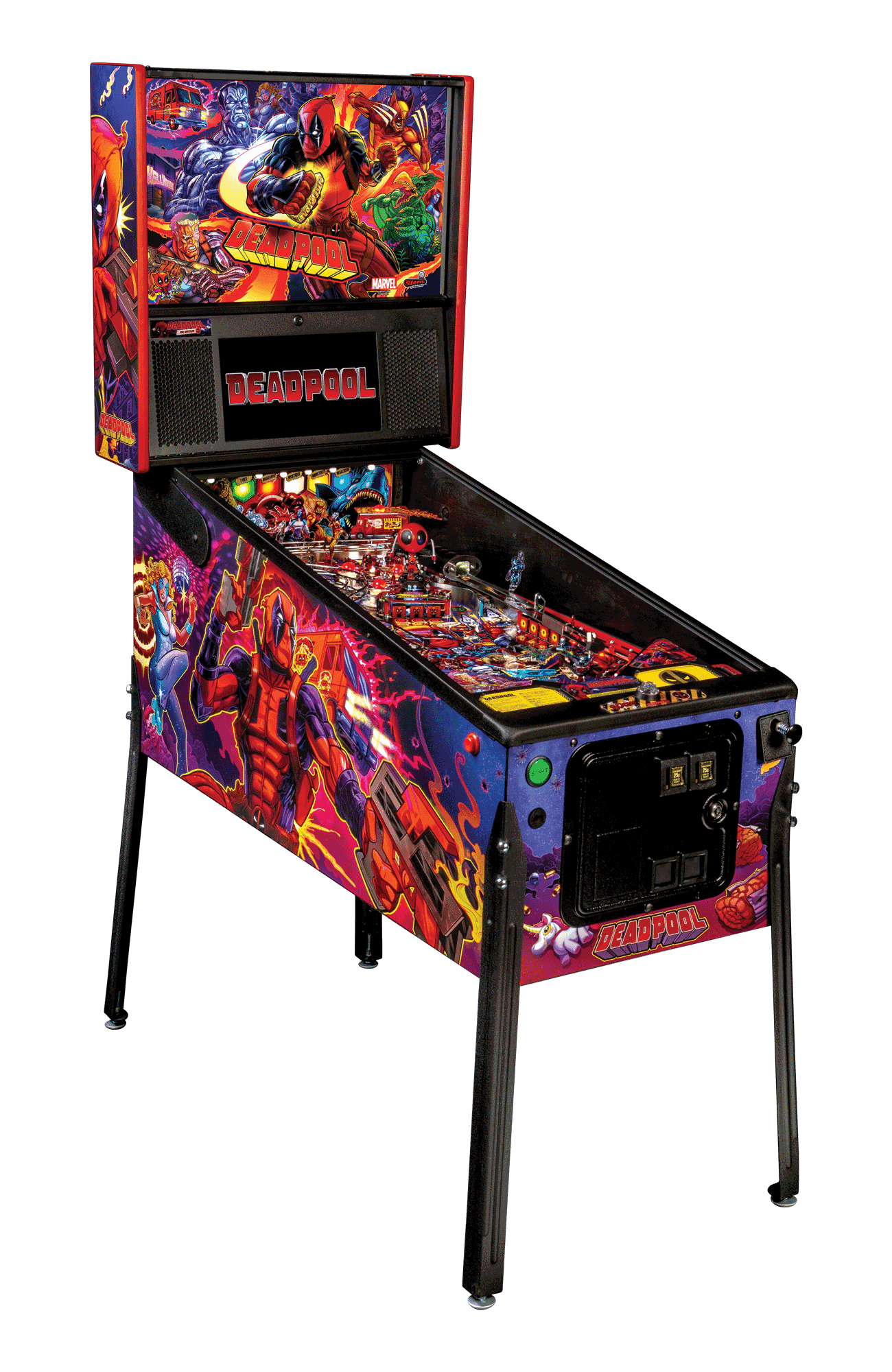 Deadpool Pro Pinball Machine by Stern Pinball