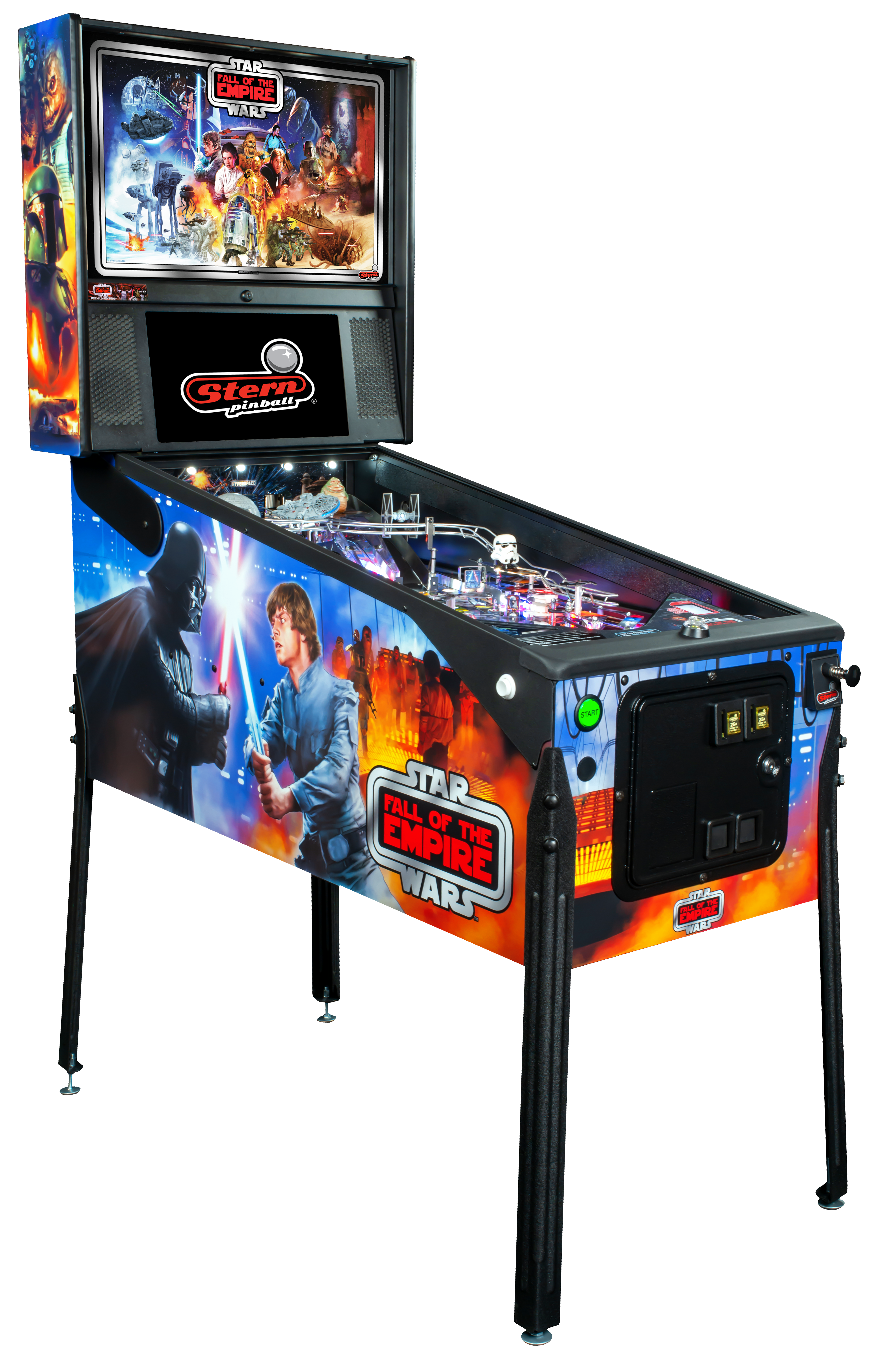 Star Wars: Fall of the Empire Premium Pinball Machine by Stern Pinball