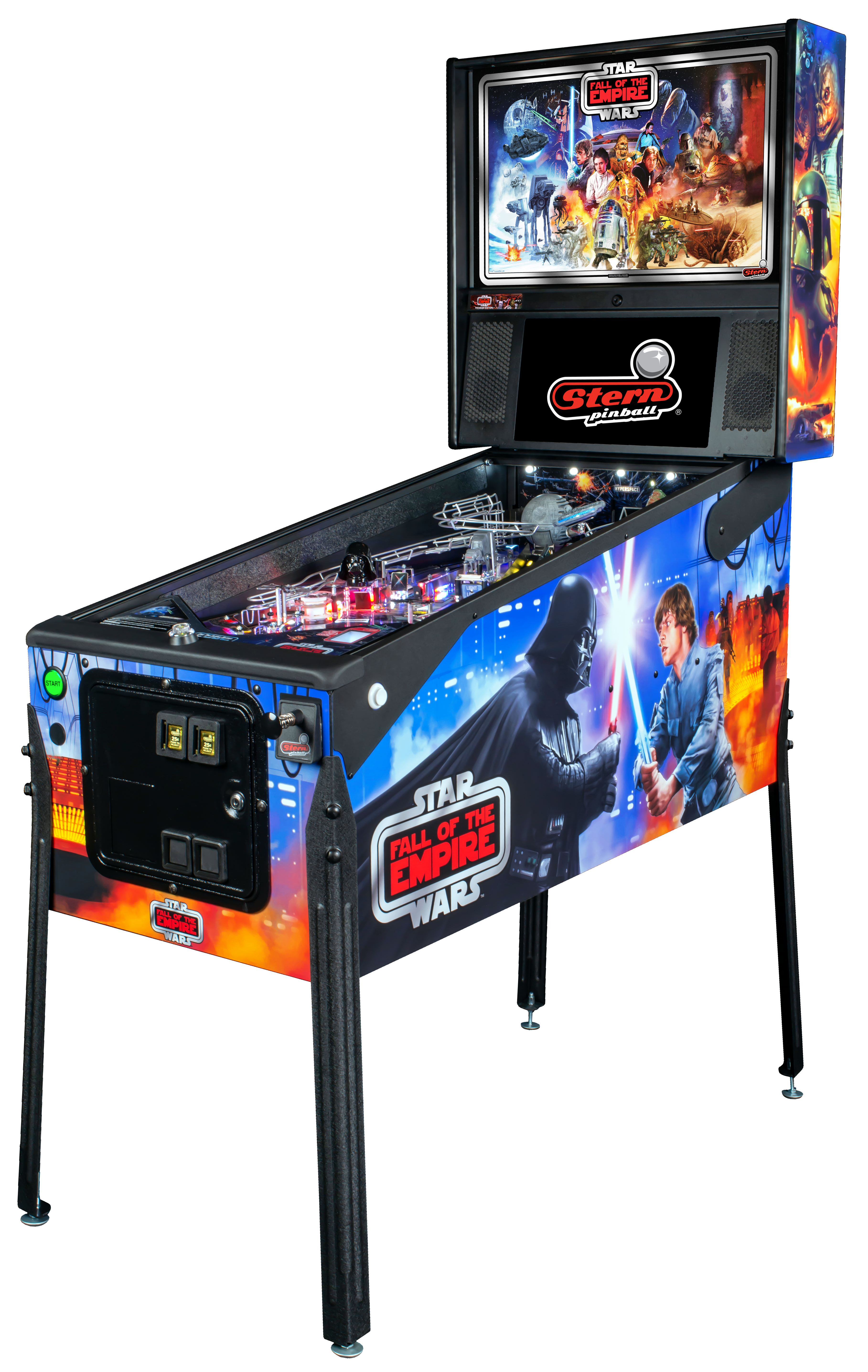 Star Wars: Fall of the Empire Premium Pinball Machine by Stern Pinball