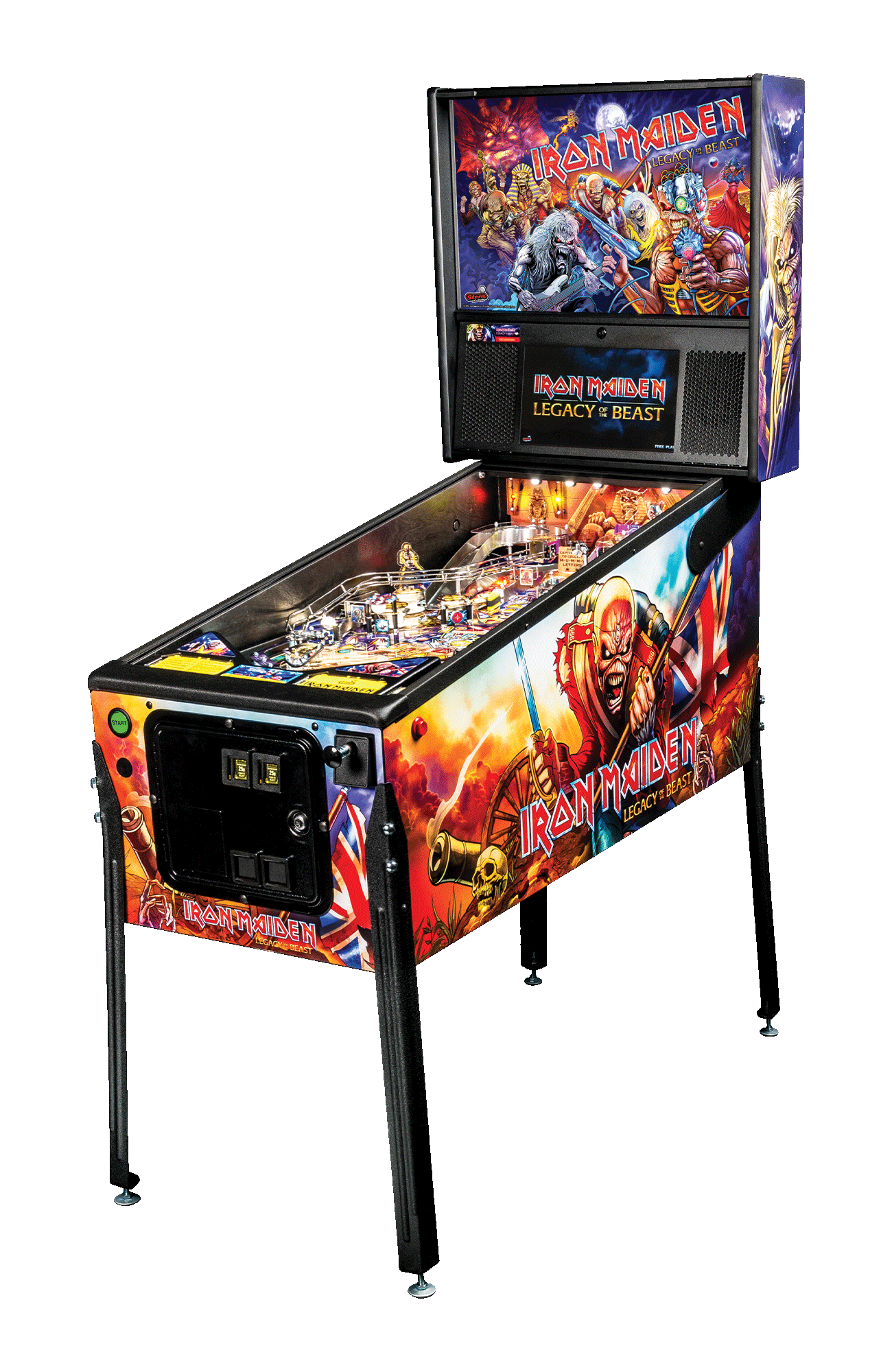 Iron Maiden Pro Pinball Machine by Stern Pinball