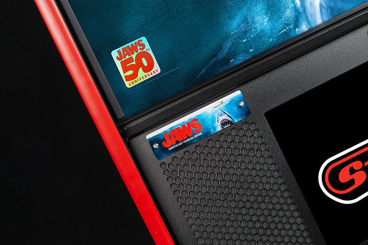 Jaws 50th Anniversary Premium Pinball Machine by Stern Pinball