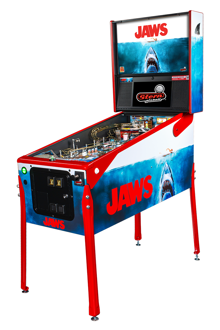 Jaws 50th Anniversary Premium Pinball Machine by Stern Pinball