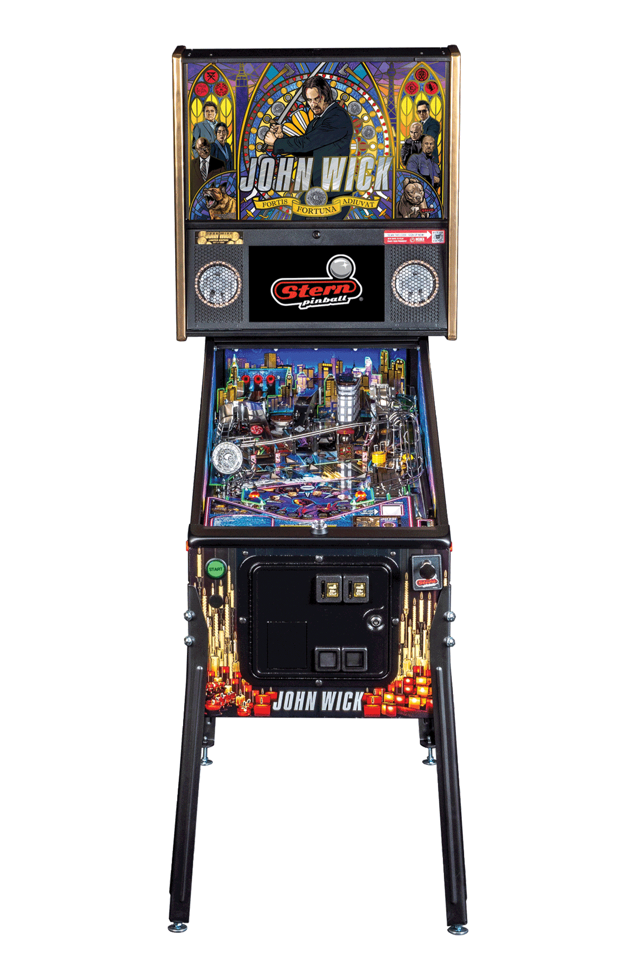 John Wick Limited Edition Pinball Machine by Stern Pinball