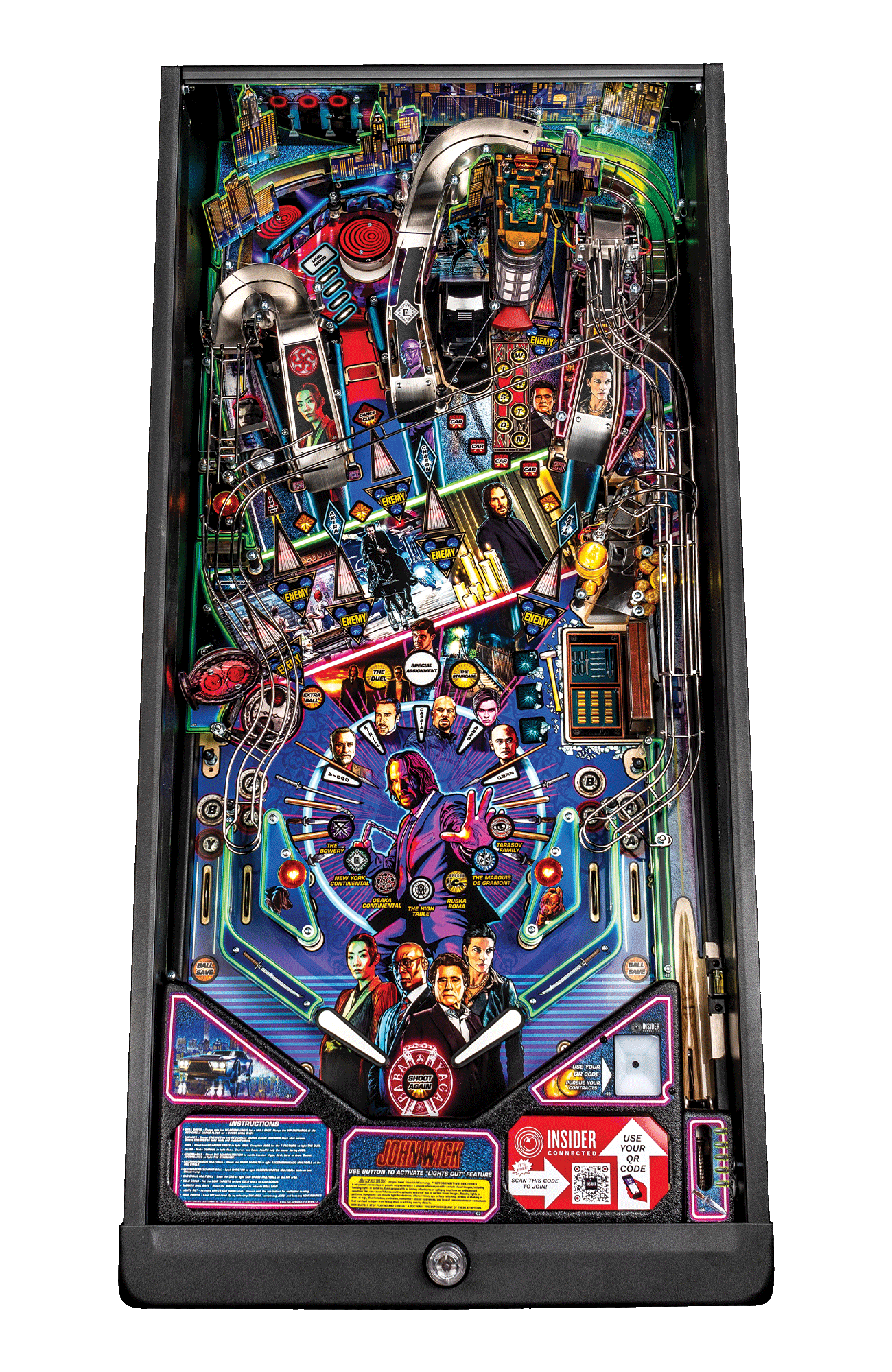 John Wick Pro Pinball Machine by Stern Pinball