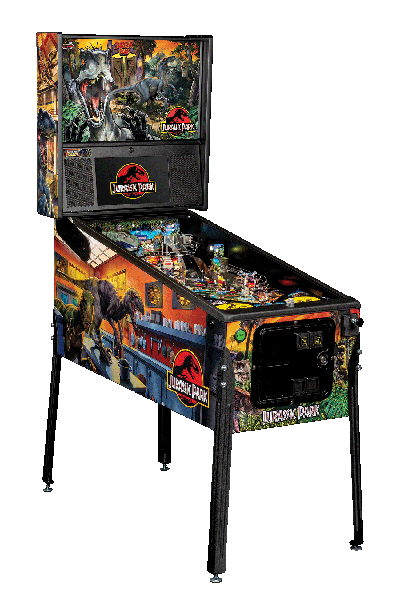 Jurassic Park Premium Pinball Machine by Stern Pinball