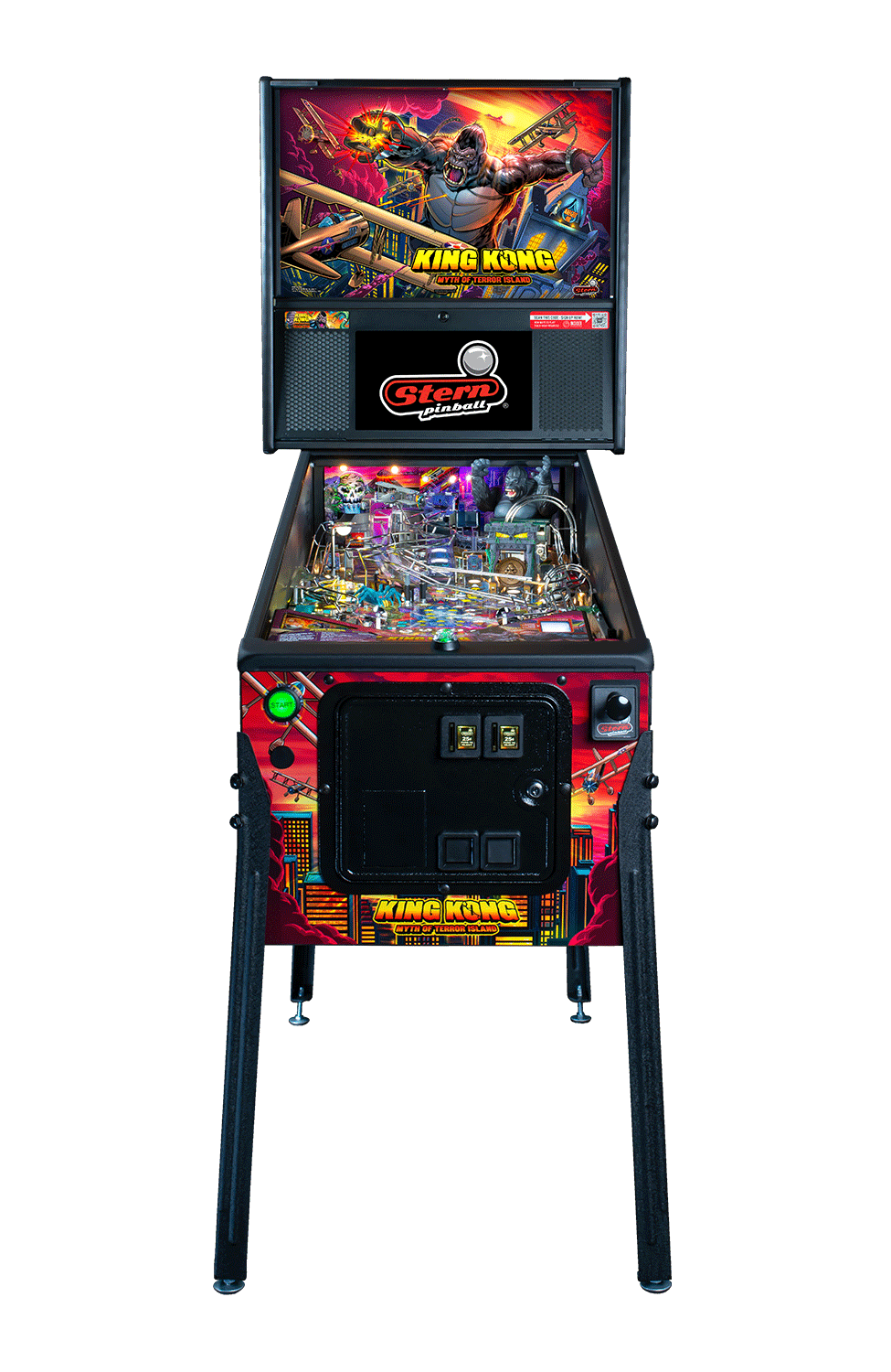 King Kong: Myth of Terror Island Premium Pinball Machine by Stern Pinball