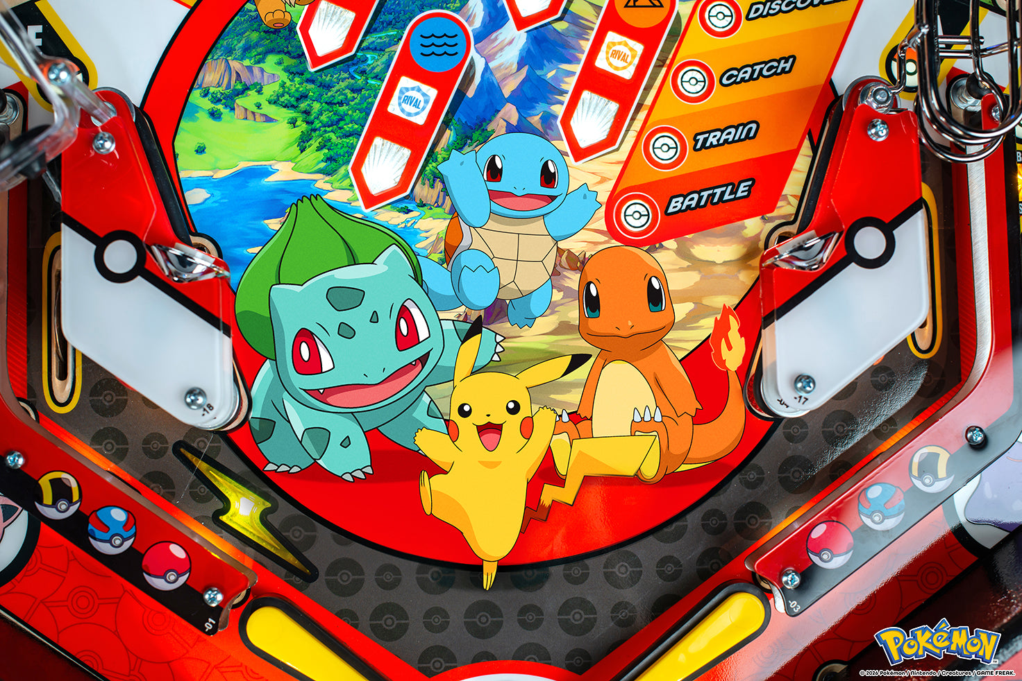 Pokemon Pro Pinball Machine by Stern Pinball