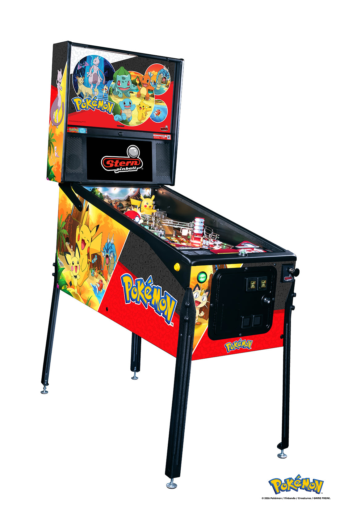 Pokemon Pro Pinball Machine by Stern Pinball