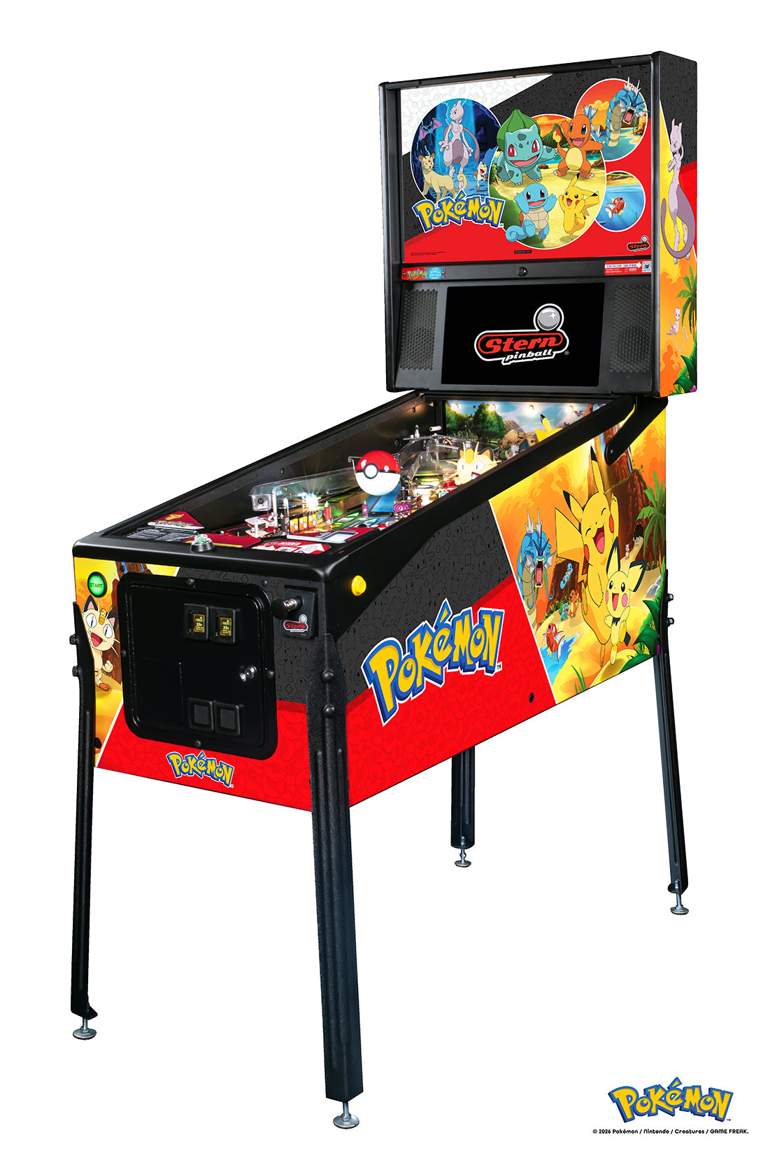 Pokemon Pro Pinball Machine by Stern Pinball