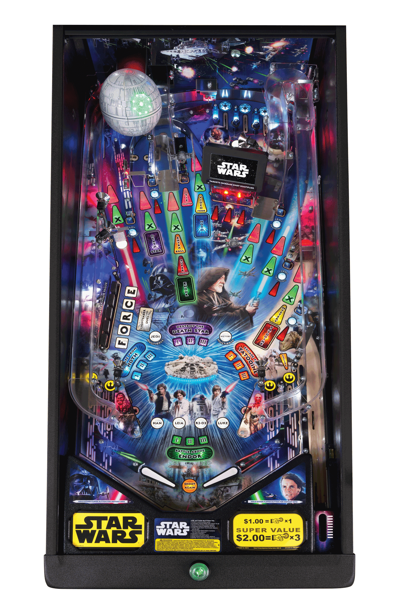 Star Wars Pro Pinball Machine by Stern Pinball