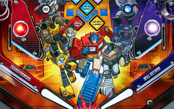 Transformers More Than Meets the Eye Premium Pinball Machine by Stern Pinball