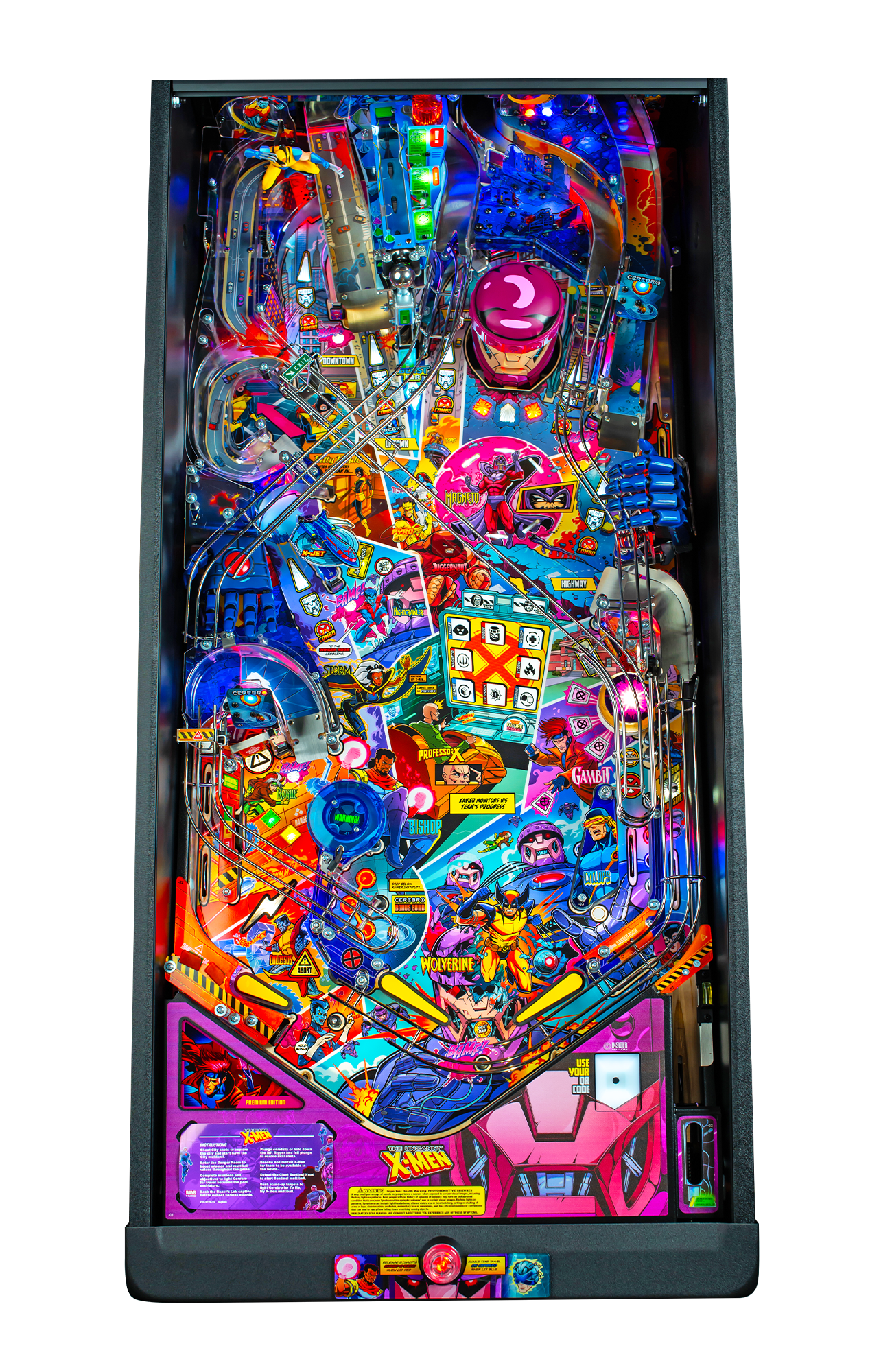 The Uncanny X-Men Premium Pinball Machine by Stern Pinball