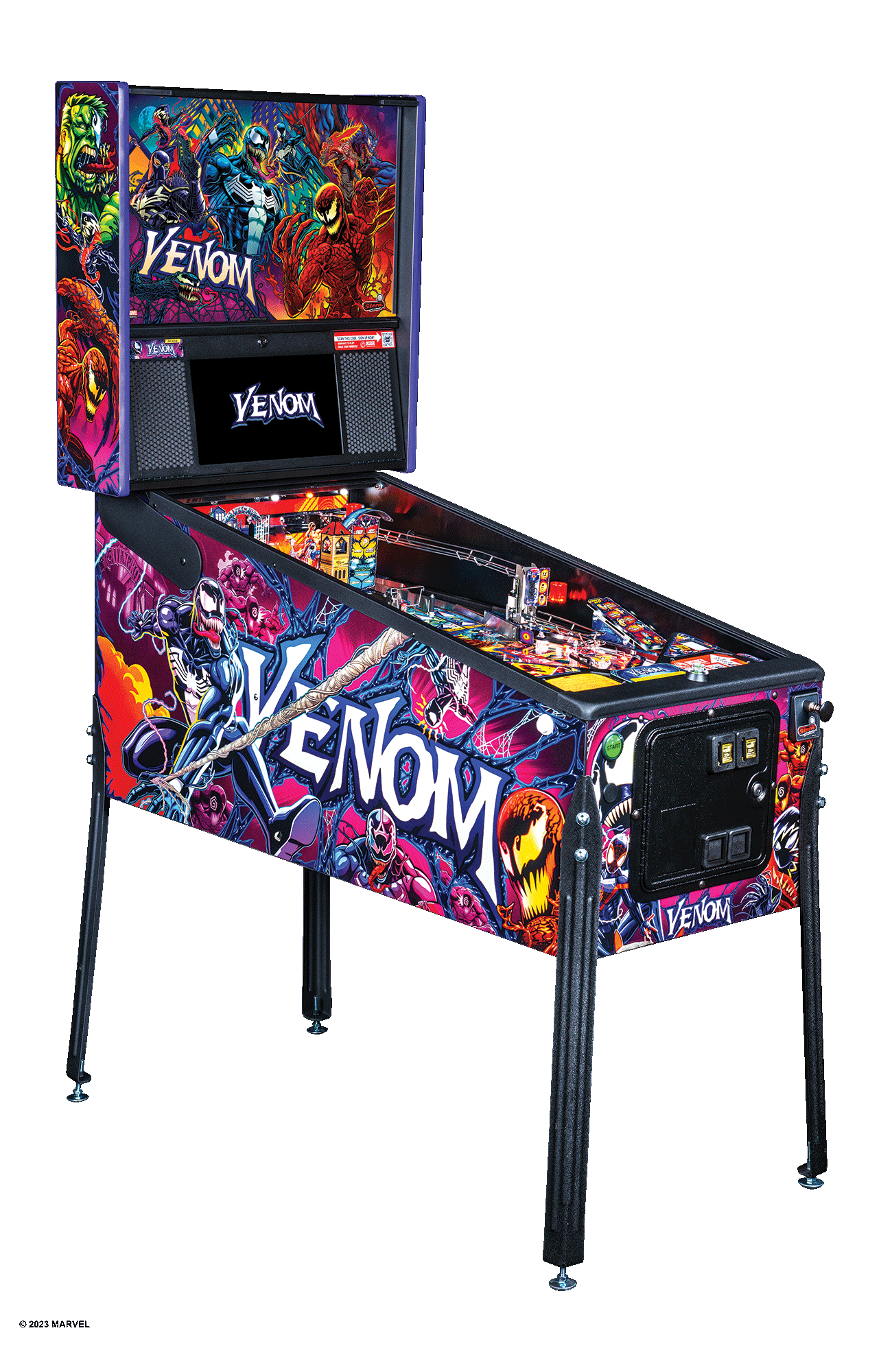 Venom Pro Pinball Machine by Stern Pinball