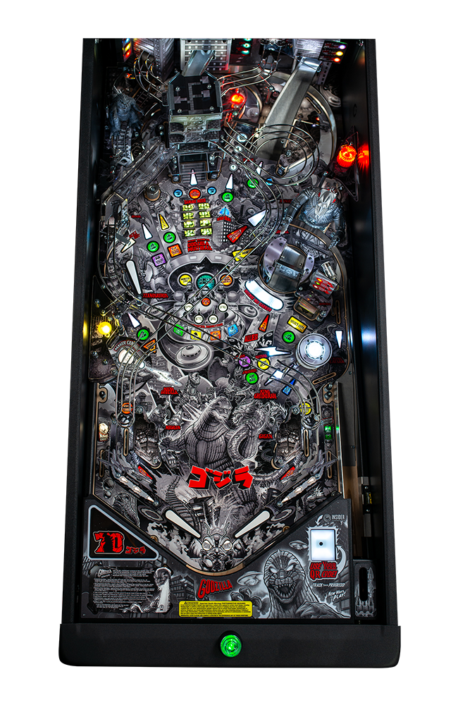 Godzilla 70th Anniversary Premium Pinball Machine by Stern